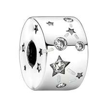 1Pc Silver Pendant Beads, A Classic Minimalist Style Travel Pendant Bead, Suitable For Making Handcrafted Bracelets, Necklaces And Jewelry Accessories - Silver - View 14