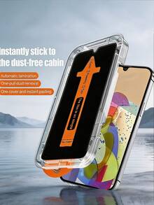 2pcs Anti Peeping Dust-Free Tempered Glass Film One Click Dust-Proof Installation Office/Subway Privacy Protection Compatible With Xiaomi 15T 14T Poco X7 Note 14 Explosion-Proof Scratch Resistant Anti Spy 9H+ High Aluminum Screen Printing With High Strength Mobile Phone Screen Protection Film Smooth Oil Repellent Layer Automatic Adsorption Easy To Install - Clear - View 8