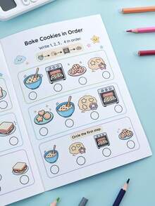 Children's Fun Logic Sorting Reading Book, Educational Animal Fruit Daily Object Recognition Early Learning Book, Back To School Season Math Extracurricular Tutoring Material, Teacher Classroom Reward Notebook - Multicolor - View 11