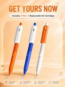 1/3/5pcs Creative Prank Water Spray Ballpoint Pens, Dual Function Writing + Water Spray Toy, Portable Pocket Size, Decorative Funny Prank Gadget, Suitable For Office, School, Joke Party, Prank Gift, Back To School - A - View 2