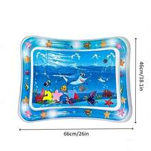 Children's Inflatable Water Park Mat, Supports Physical And Sensory Development, Colorful Underwater Scene, Comes With Floating Toys (Random Style) - Multicolor - View 40