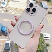 Soporte Base Magnético para Teléfono con Ventosa de Epoxi de Papel Magsafe, Colorido, Portátil, Conveniente, Transparente y con Cojín de Aire - Multicolor - Ver 4