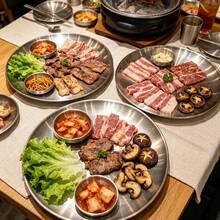 2/4/6/10pcs Stackable Stainless Steel Plates, 6.7/7.9/10.2in – Nested Serving Dishes For Home, Camping, BBQ - Silver - View 4