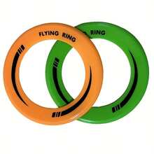 2PCS Flying Ring Outdoor Toss Toy, Durable Hollow Throwing Rings, Lightweight Portable Game For Adults, Beach, Park, Backyard, Camping, Picnic, Family Fun And Outdoor Sports - Multicolor - View 6