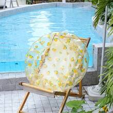 Transparent Sequin Fruit Inflatable Pool, Essential Pool Supplies, Pool Accessories, Beach, Pool Float, Backyard Party - Circular Swimming Pool - View 5