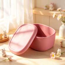Sealed Fresh-Keeping Lunch Box, Lightweight Fruit Box, Microwave- Silicone Bowl, 200ml/300ml/600ml, Personalized Custom Name And Pattern - Multicolor - View 18