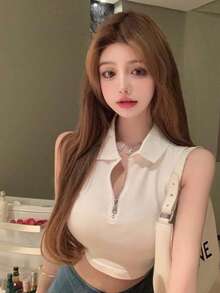 Women Tops - White - View 4
