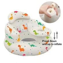 Baby Learning Seat, Portable Inflatable Baby Chair, Suitable For Babies Over 3 Months Old - Multicolor - View 6