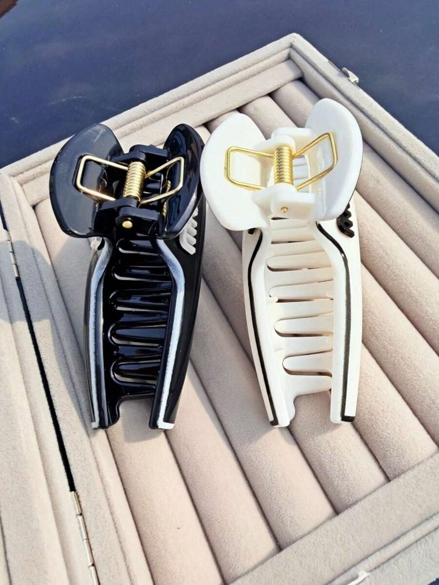 1pc Fashionable Exquisite Versatile Hair Claw, Suitable For Daily Wear And Gift For Friends Summer Hair Accessories Beach Claw Clips - Multicolor - View 1