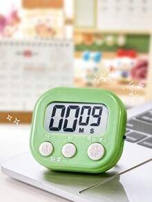 1pc Multifunction Electronic Timer, Magnetic Digital Timer, Large LCD Display, Countdown Timer With Sound/Mute Switch, Widely Used For Break Time, Cooking, Fitness, Meetings, Classrooms, Timer Gift, Apartment Essential, College Dorm Essential (New And Old Models Randomly Shipped) - Multicolor - View 2