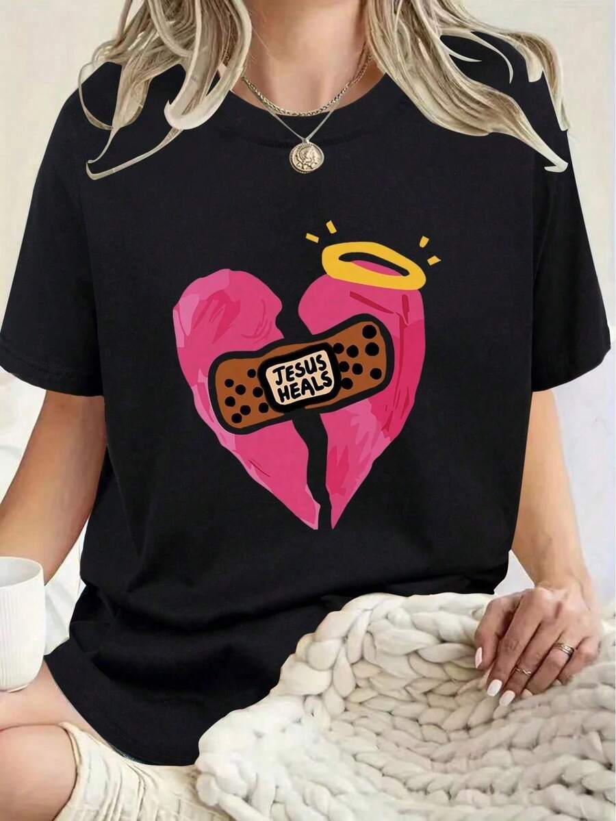 Women T-Shirts - Black - View 1