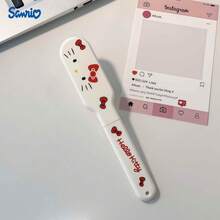 SANRIO 迷你便攜可愛三麗鷗角色折疊髮梳，塑膠旅行梳，Hello Kitty、Kuromi 與 Pochacco 圖案，馬卡龍色卡通設計，適合日常理髮與梳理，適用生日派對、聖誕禮物與兒童假期 - A - 查看 8