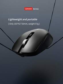 Lenovo 2.4G Wireless Silent Mouse 1600DPI USB Office Mouse Ergonomic Lightweight Portable Mouse For Laptop PC Computer Office Study - View 4