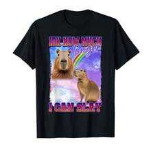 No sé cuánto tiempo más podré matar capibaras (camiseta) - Negro - Ver 1