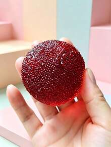 1pc Realistic Bayberry Squeeze Ball, Compressible Shape-Shifting Rebound, Silent Stress Relief, Anxiety Relief, Hand Squeeze Ball, Portable Sensory Stress Relief, Soothing And Improving Daily Mood, Ideal Holiday Gift - Multicolor - View 7