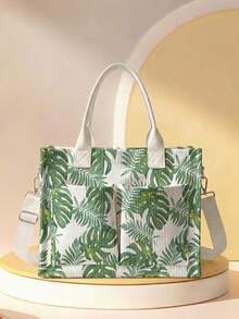 1pc Tote Bag Multi-Scenario Universal Extra Large Capacity Ultra-Lightweight Portable Versatile Practical Fun Pattern Print Large Capacity Crossbody Mommy Bag Multiple Pockets Detachable Shoulder Strap 2026 New Highly Attractive Daily Handbag - Multicolor - View 14
