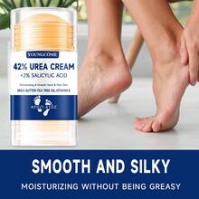 YOUNGCOME 42% Urea Cream With 2% Salicylic Acid, Intense Moisturizing Hand & Foot Repair Cream, Shea Butter Tea Tree Oil Vitamin E For Dry Rough Cracked Skin, Smooth Soft Heels Elbows Knees Care 40g - Floral - View 10