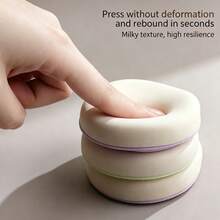 1pc Large Wet & Dry Makeup Sponge With Storage Box, Soft & Skin-Friendly, Even Powder Application - Multicolor - View 5