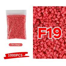2.6mm Sundymot Fuse Beads, 1000PCS+ Red F Series Color Independent Packaging, Anti-Spill, DIY Pendant Keychain, Jewelry Making Craft Material, Graduation Season Back To School, Christmas, Party Birthday Gift, Multi-Color 2.6mm Melt Beads Bulk Refill Kit - 2.6mm Puzzle Beads - View 31