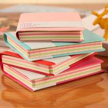 1/3pcs Candy-Colored Smiling Face Student Notebook, Thickened, Soft-Cover Portable Notebook, Prize, Cute Mini Journal, Fresh Notebook, Notebook, Diary, Leather Cover Notebook, Essential Notebook For Back-To-School Season - Multicolor - View 4
