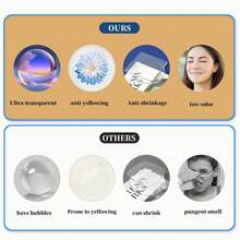 1000g/500g/100g UV Resin, High Hardness, Ultra-Transparent, Low Odor, Non-Yellowing, Bubble-Free, Pre-Mixed, Fast-Drying, Suitable For Jewelry Making, DIY Crafts, Coating - UV Resin - View 6