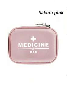 "Medicine" Pattern Printed Portable Pill Organizer Bag, First Aid Kit, Cosmetic Bag, Coin Purse, Suitable For Daily Use/Outdoor/Travel, Convenient To Carry Medicine Storage Bag, Can Organize Medicine, Cosmetics, Phone And Other Small Items, Travel Essential. - Multicolor - View 6