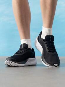 Under Armour Men's Chase 2026 Summer New Style Breathable Fitness Training Running Shoes 6014417-001 - Black/white - View 3