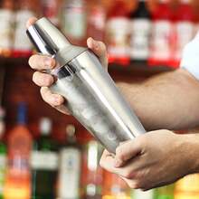Mezclador de cócteles Manhattan (acero inoxidable, con colador, 26 cm, capacidad de 750 ml) - Ver 2