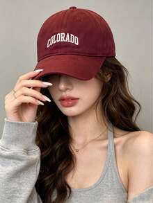 Unisex Vintage Washed Unstructured Baseball Cap, Adjustable Dad Hat, Summer Beach Style - Multicolor - View 3
