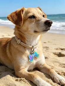 Personalized Pet ID Tag, Custom Engraved Dog/Cat Tag (Includes Name And Text), Customizable Name And Text, Suitable For Dogs And Cats, Perfect As Anniversary Or Birthday Gift For Mother, Father And Dog Lovers, Anniversary, Dog Birthday Gift, Unique Gift For Him/Her, Fashionable Pet Accessory, Perfect Gift For Pet Lovers - Multicolor - View 7