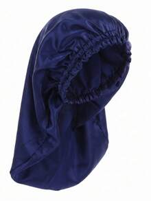 YPGVUO Extra Long Satin Hair Bonnet, Suitable For Braids And Dreadlocks, Silky Sleep Cap With Elastic Band, Solid Color Large Size Hair Bonnet, Women's Nighttime Headscarf - Multicolor - View 13
