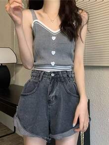 Women Tank Tops & Camis - Black - View 5