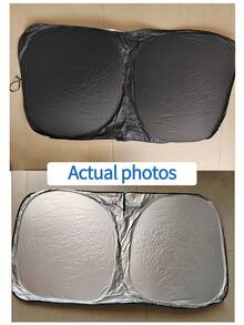 Portable Car Sunshade, Upgraded Thickened UV Protection. One-Piece Windshield Sunshade, Easy Installation, Foldable Storage. Efficient Heat Insulation And UV Protection, Effectively Blocks Strong Light And Ultraviolet Rays. - A - View 11