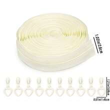 Dây kéo nylon số 3 dài 5 thước Anh kèm 10 đầu kéo hình trái tim = 1 gói, dây kéo số 3 nhiều màu sắc kèm đầu kéo hình trái tim, thích hợp cho túi xách, ví, may vá thay thế, ví tự làm, v.v. - Nhiều màu - Xem 13