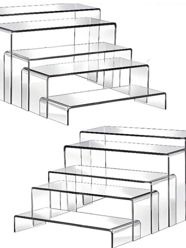 Transparent Acrylic Display Stand, Transparent Product Display Stand, Cupcake Display Stand, Dessert Display Stand, Candy Bar Display Stand, Cartoon Acrylic Elevated Display Stand, Rectangular Wide Multi-Layer Display Stand, Desktop Display Stand, Suitable For Collectibles, Jewelry And Toy Display, Desktop Storage Rack, Bedroom And Living Room Decoration, Dessert Display, Figurine Display And Desktop Organization, Office And Dormitory Accessories, Home Storage Supplies, Room Decoration And More.