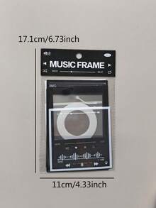 1 Pack 15pcs Vintage Movie Music Photo Frame PET Stickers, DIY Scrapbook Decoration - Multiple Styles - View 8