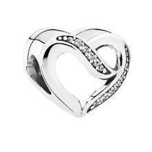 1Pc Silver Pendant Beads, A Classic Minimalist Style Travel Pendant Bead, Suitable For Making Handcrafted Bracelets, Necklaces And Jewelry Accessories - Silver - View 20