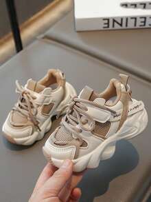 2026 New Hot-Selling Unisex Baby Walking Sports Shoes, Soft, Comfortable, Lightweight, Suitable For Multiple Occasions, Convenient Hook And Loop Closure - Khaki - View 4