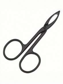 1pc Straight Handle Pointed Tweezers Eyebrow Plucker For Facial Hair Removal And Eyebrow Grooming, New Integrated Zinc Alloy Multi-Function Eyebrow Tweezers Hair Removal Tool Beard Tweezers - Straight Black - View 9