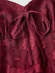 Women Midi Dresses - Bordeaux - View 6