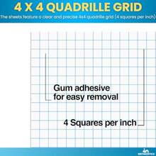 Graph Pads, 8.5" X 11", Quadrille Pad 8.5 X 11, 50 Sheets/Pad 6 Pack - Yellow - View 4