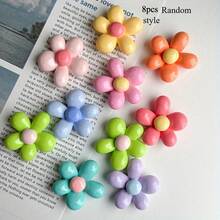 2pcs/5pcs/8pcs/10pcs/12pcs Imanes de nevera con flores de colores mixtos, pegatinas magnéticas creativas y lindas para decoración del hogar y la cocina, decoración de refrigerador y muebles, imanes personalizados para cocina, oficina, pizarra blanca, casillero y lavavajillas, decoración de cocina, decoración del hogar, acentos del hogar, imanes duraderos, pegatinas magnéticas decorativas, artículos de decoración del hogar - Multicolor - Ver 15