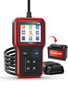 V302 OBD2 Scanner With Upgraded Battery Tester, Car Diagnostic Tool, Check Engine Light And Emission Readiness Status, Fault Code Reader For All OBD II Protocol Vehicles Since 1996 - V302 - View 2