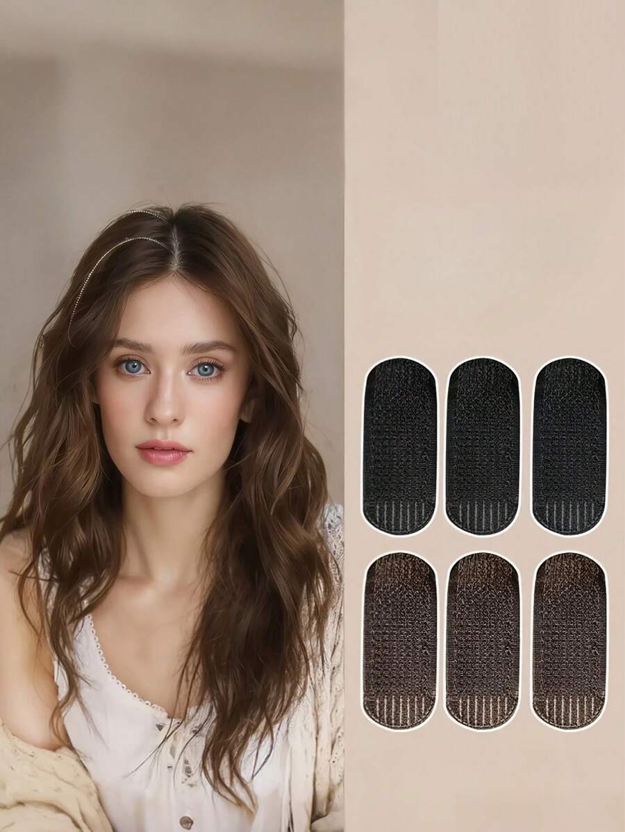 Juego de 4/1 piezas de pinzas invisibles para rizos de cabello, accesorio para peinado de mujer, almohadilla simple sin costuras para reforzar la raíz del cabello, accesorio esencial para dar volumen a los flequillos y rizos, volumizador de cabello, almohadilla invisible para elevar el cabello, pinza de volumen para la raíz del cabello con corona alta, pieza de cabello superior