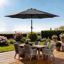 Waterproof UV-Protected Patio Umbrella, 7.5ft Outdoor Shade With Sturdy Iron Frame - 1 - View 1