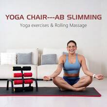 MBB Mini Inversion Table By Mini Stretch 300 Lbs Weight Capacity, Back Stretcher Machine For Home Use-Back Trainer Relief For Back Pain,Compact Foldable Back Stretcher For Home Use, Relieve Back Pain, Re-Align SpineFoldabl, - Black and Red - View 8
