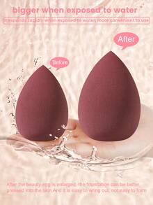 10PCS Makeup Tools Set Including: 5PCS Triangle Powder Puffs+5PCS Makeup Sponges - Multicolor - View 4