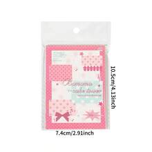 50pcs Colorful Polka Dot M5 Material Paper, 4 Styles Available, Includes Vellum And Kraft Paper, Tearable Macaron Color Palette, Suitable For Planner, Diary, DIY Decoration And Collage - Polka Dots - View 8