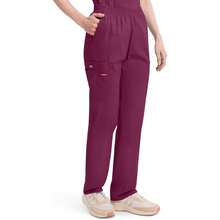 Dickies EDS Signature Scrubs For Women, Elastic Waist Pull-On Cargo Pants For Women In Soft Brushed Poplin - 86106 Variant 1 - 沒有任何 - 查看 5