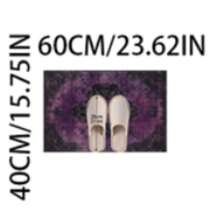 1 pièce Tapis de style persan violet et noir, tapis décoratif, décoration de chambre, petit tapis, tapis, décoration de maison, tapis de salon, tapis de chambre, décoration de maison de salon, tapis d'extérieur, tapis lavable - Multicolore - Voir 19